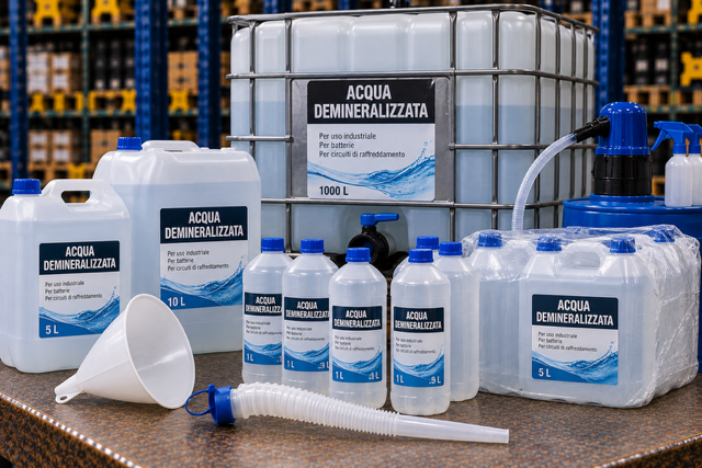 acqua demineralizzata